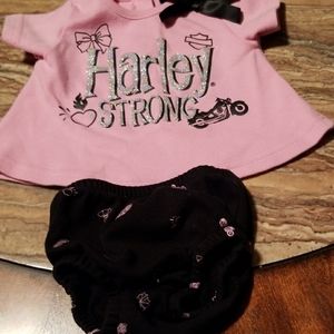 Girls Infants Harley Davidson outfit